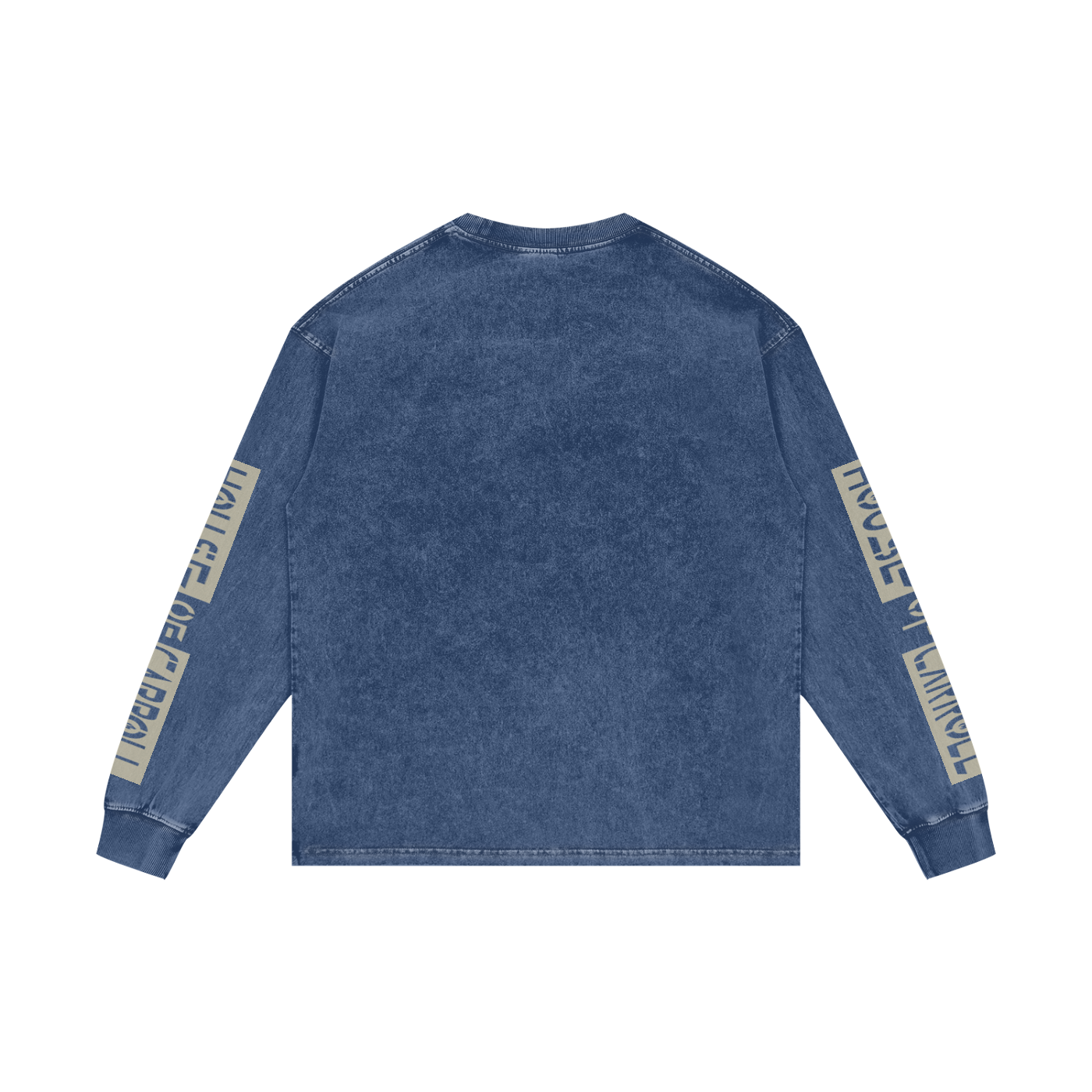 ACID WE US: Acid Wash Oversize Long Sleeve T-Shirt