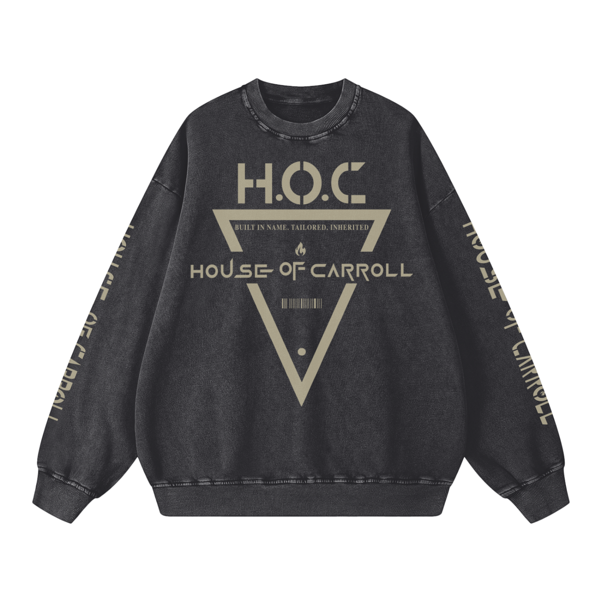 ORIGINAL GANGSTA SANCTUARY: Snow Washed Oversized Sweatshirt