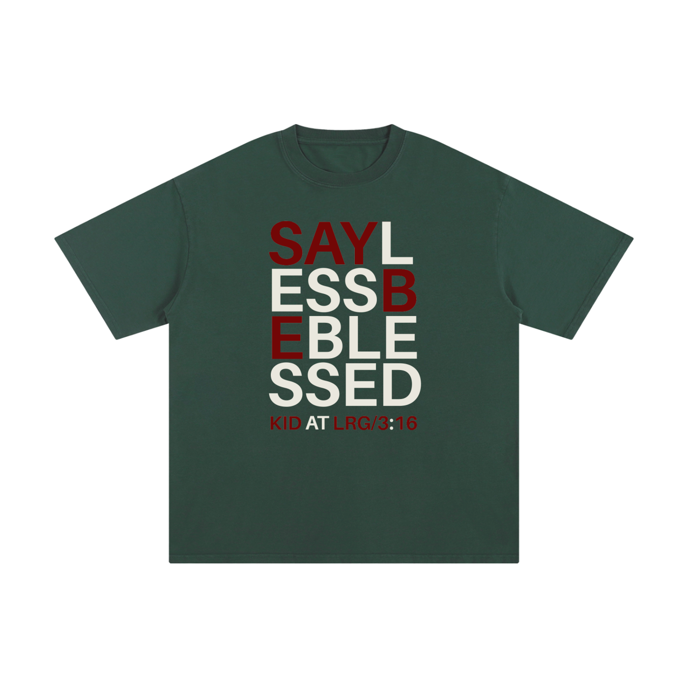 BE BLESSED KID 3:16: Unisex Pure Cotton T-Shirt