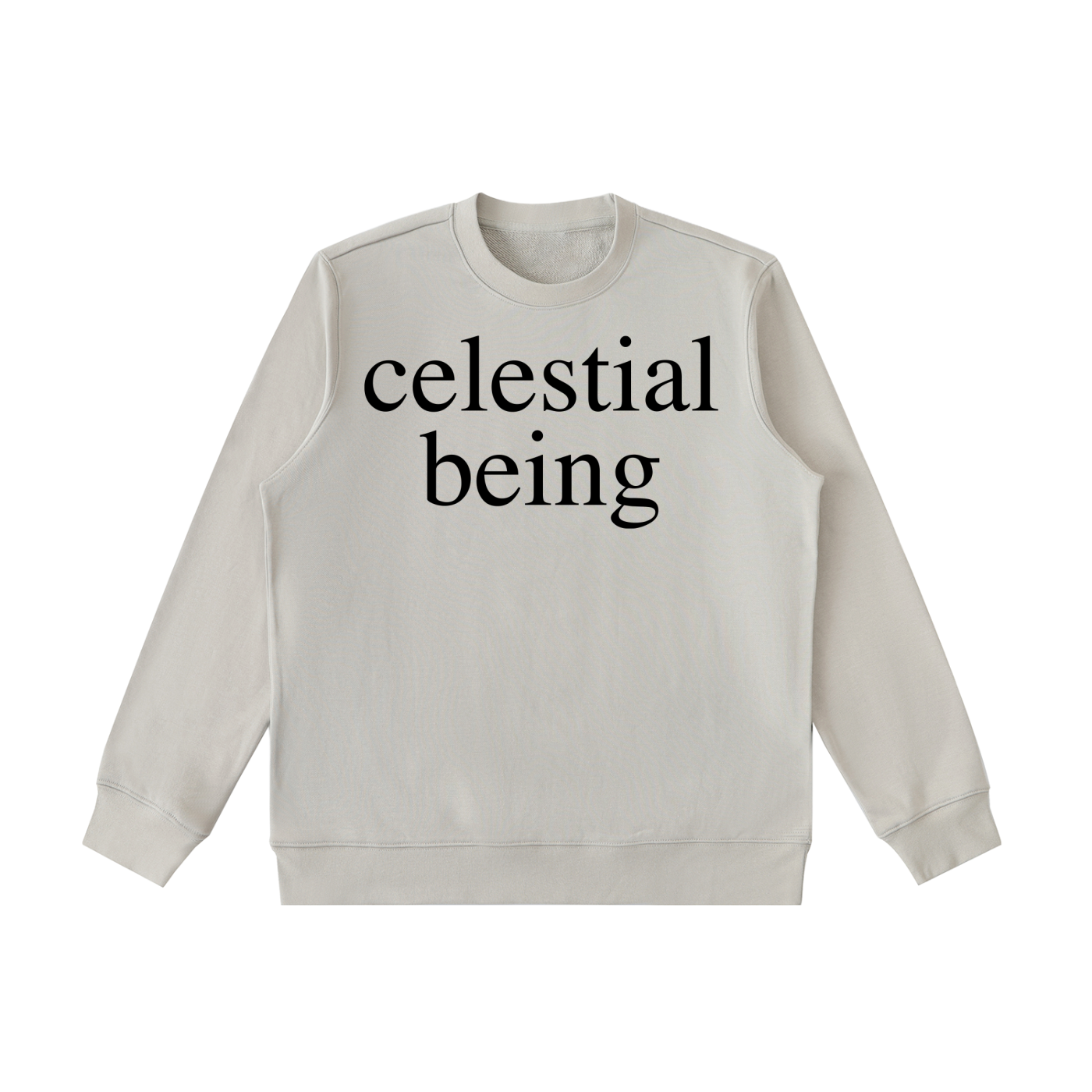 CELESTIAL BEING:Essential Heavyweight Crewneck  Sweatshirt