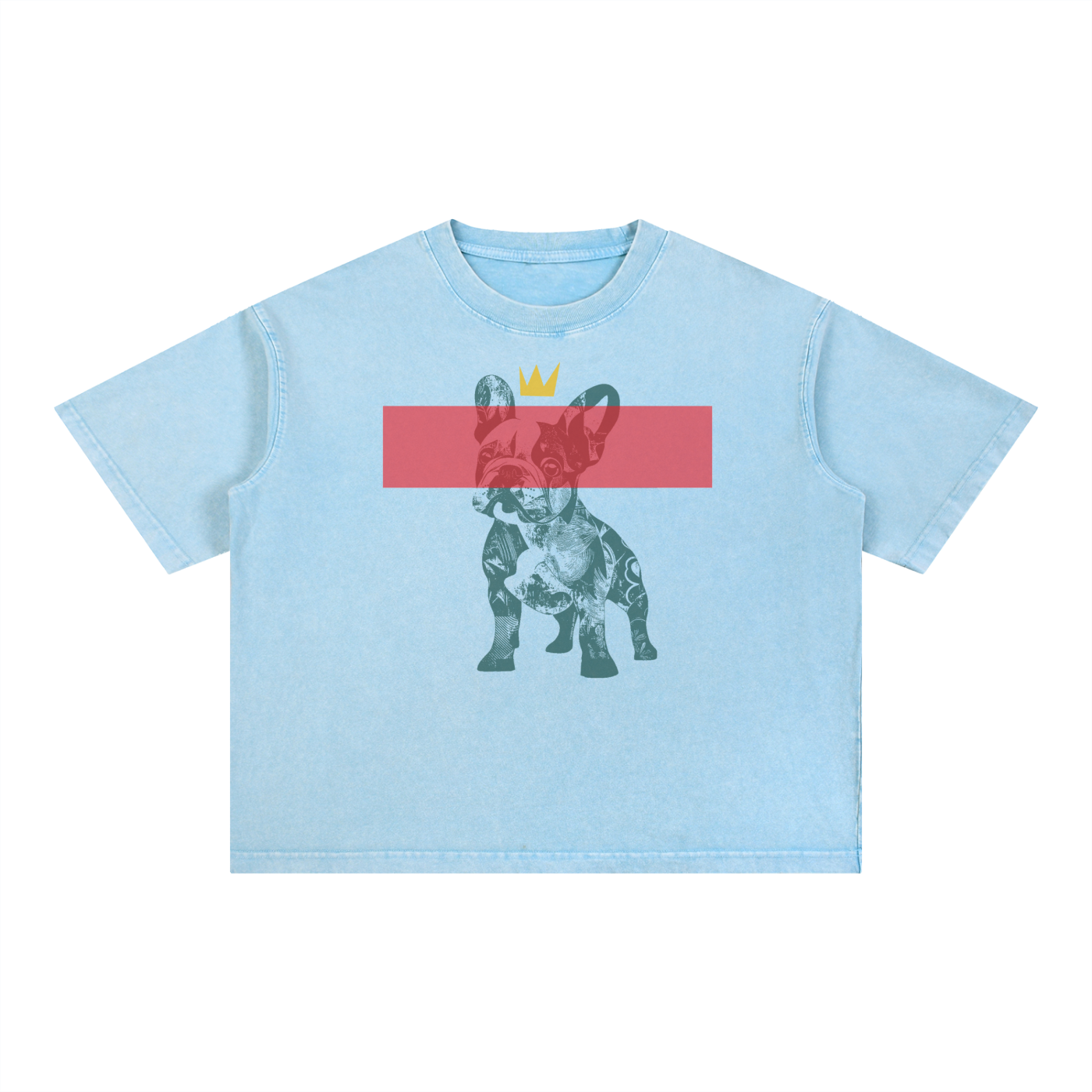 ASTRO: Mineral Wash Boxy Cotton T-Shirt