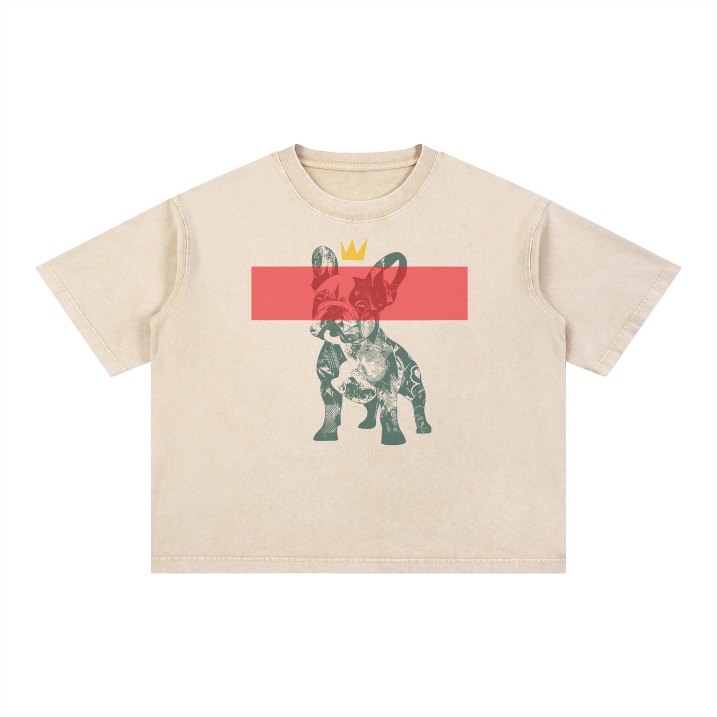 ASTRO: Mineral Wash Boxy Cotton T-Shirt