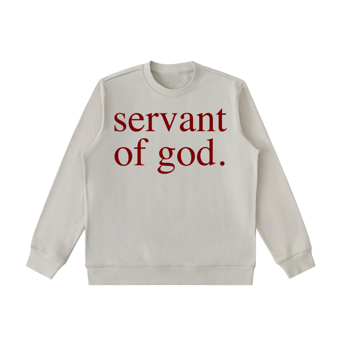 SERVANT OF GOD: Essential Heavyweight Crewneck  Sweatshirt