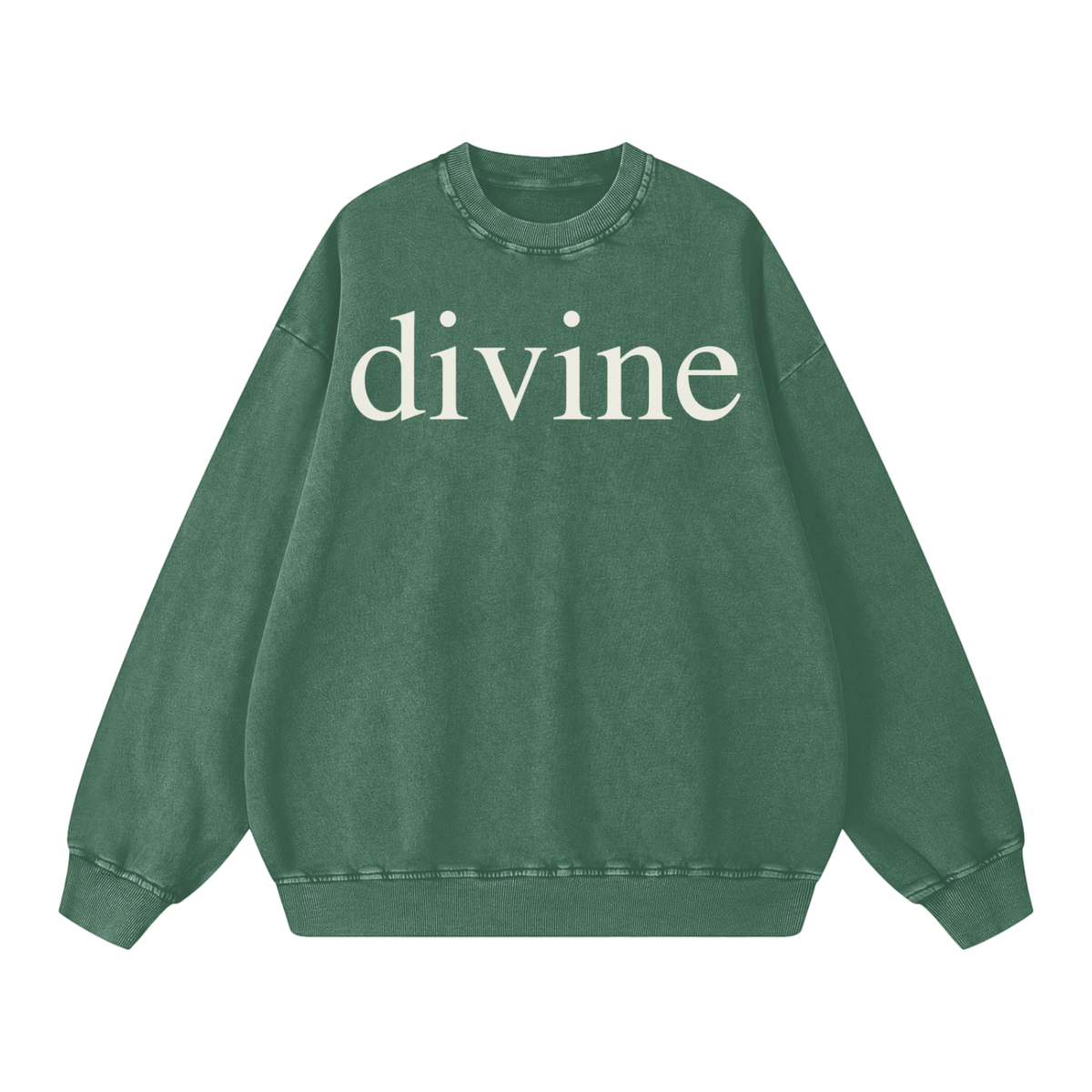 DEVINE: Snow Washed Oversized Sweatshirt