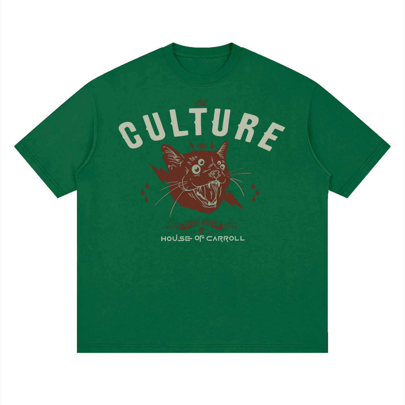 CAT CULTURE: Streetwear Loose Drop Shoulder T-Shirt