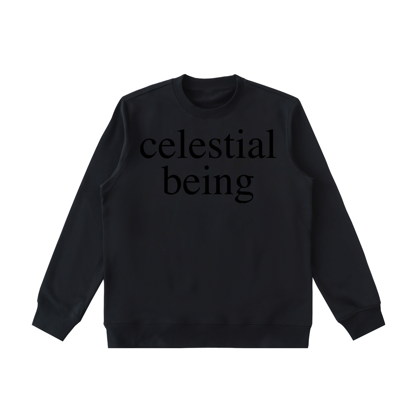CELESTIAL BEING:Essential Heavyweight Crewneck  Sweatshirt