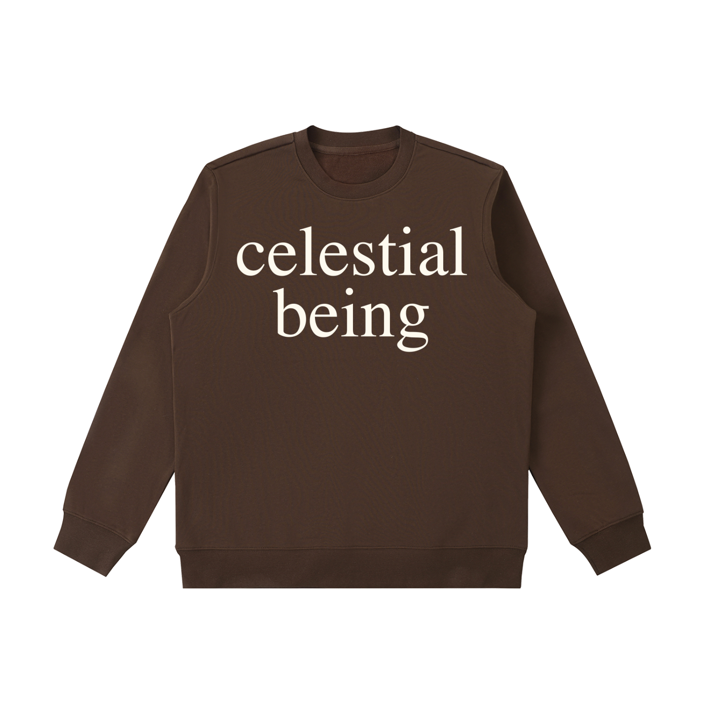 CELESTIAL BEING: Essential Heavyweight Crewneck  Sweatshirt