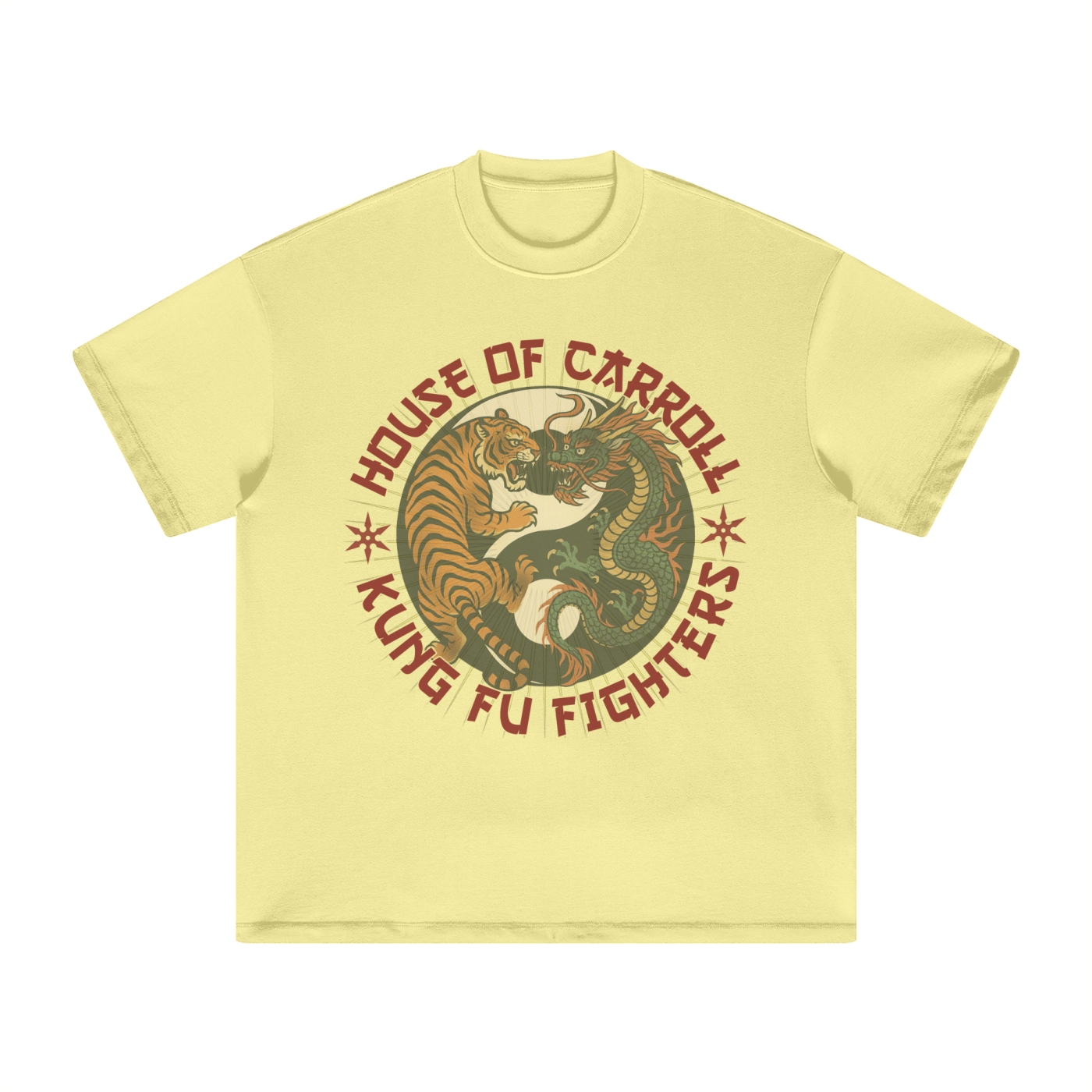 H.O.C KUNG-FU: Heavyweight Earth Tone T-Shirt