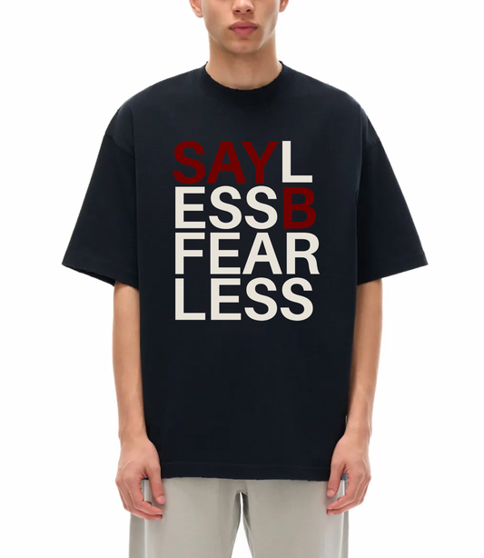 B-FEAR-LESS: Essential Heavyweight Cotton T-Shirt