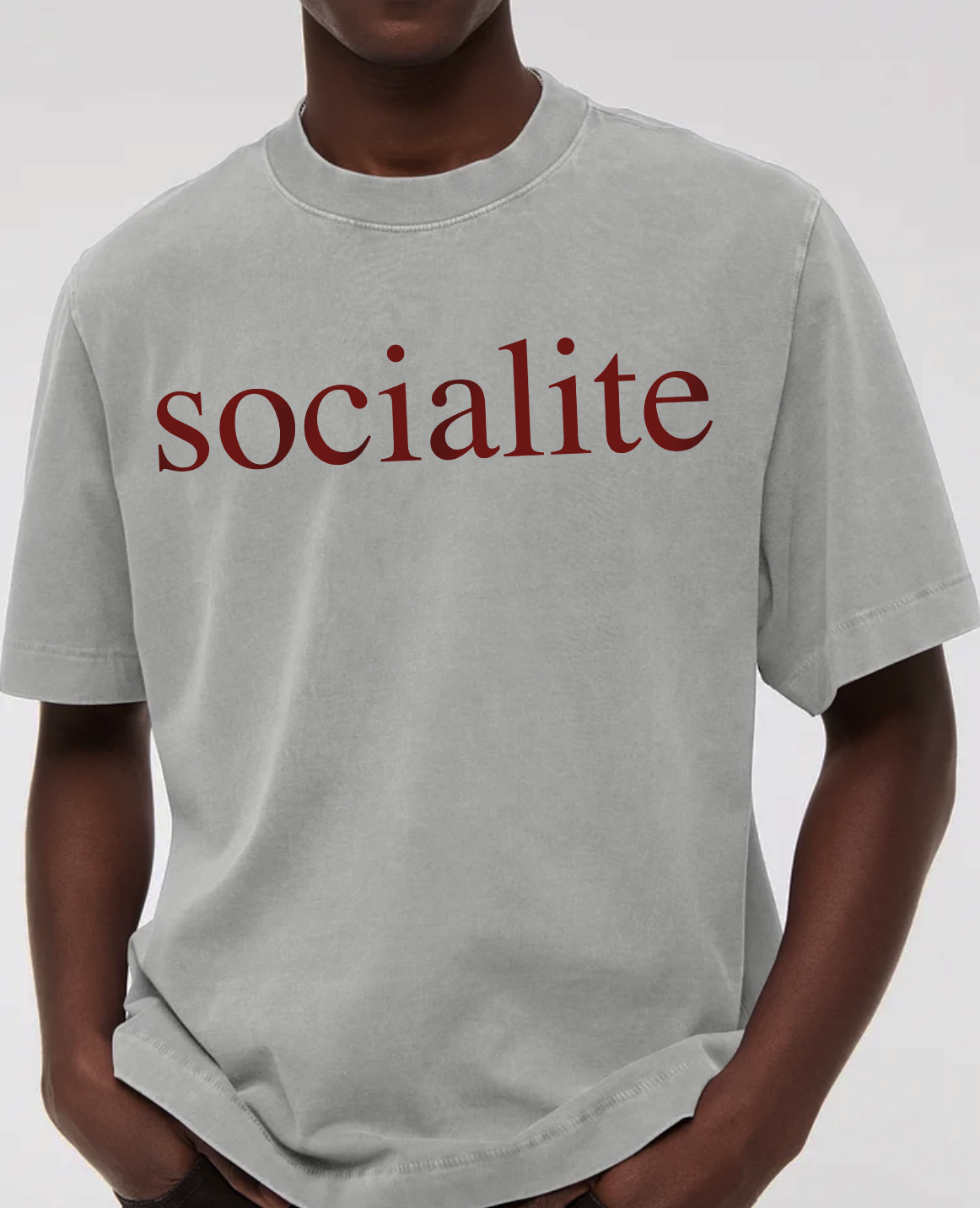 SOCIALITE: Vintage Wash Cotton T-Shirt