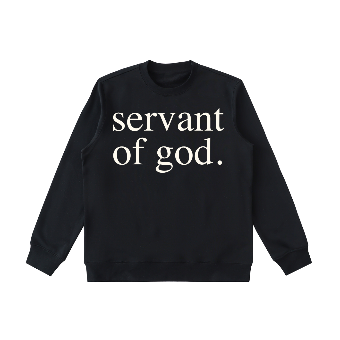 SERVANT OF GOD: Essential Heavyweight Crewneck  Sweatshirt