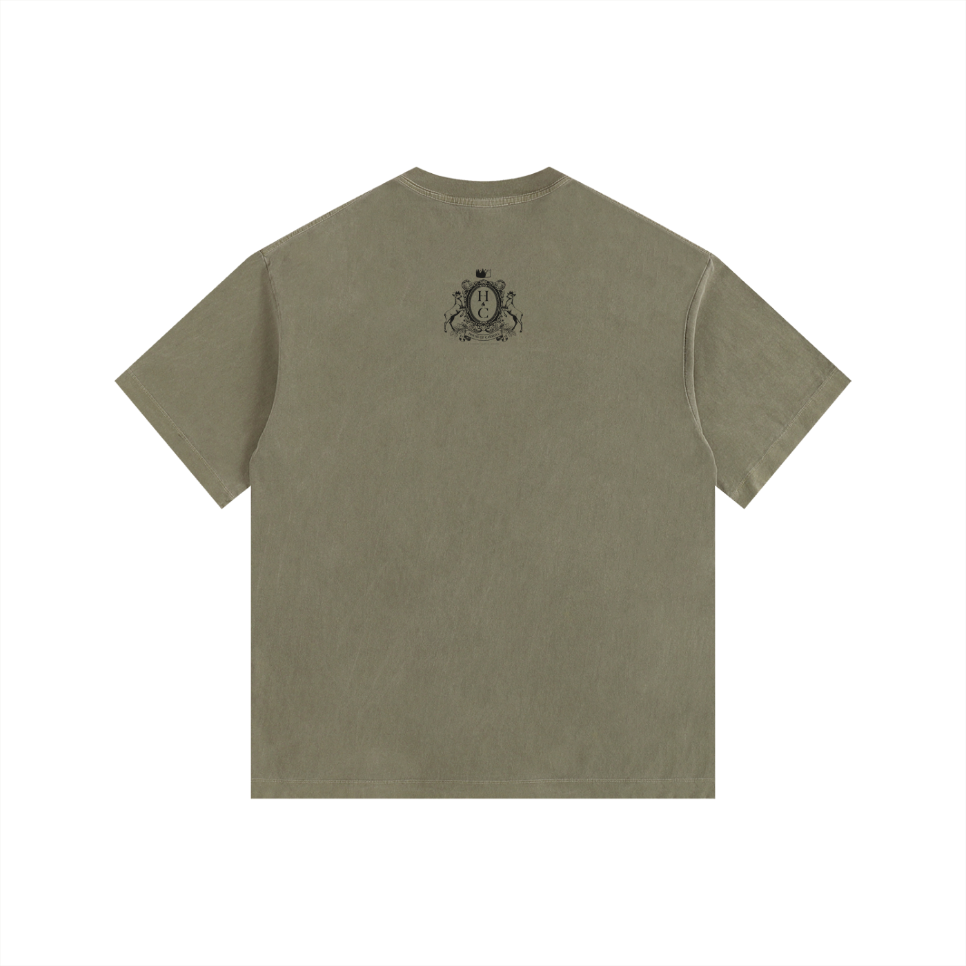 DIVINE: Vintage Washed Oversized Cotton T-Shirt