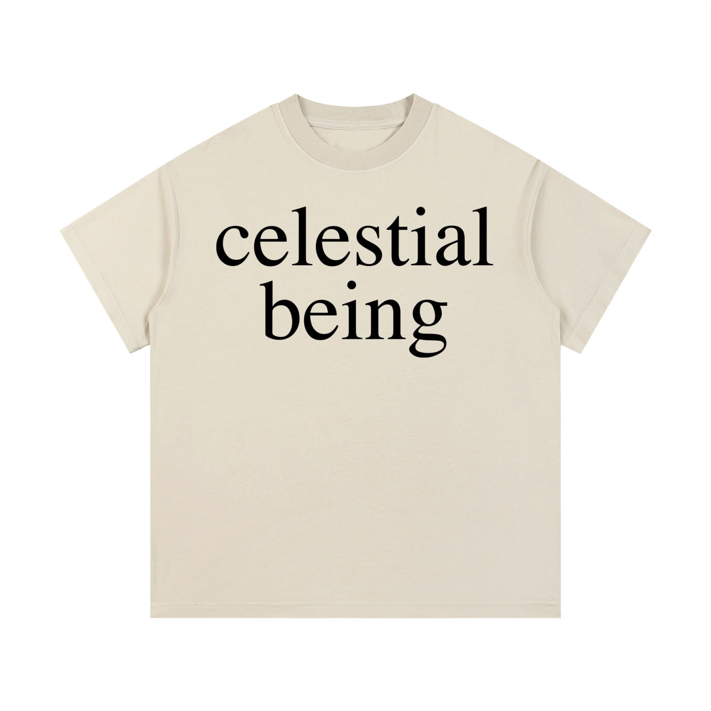 CELESTIAL BEING: Vintage Wash Cotton T-Shirt