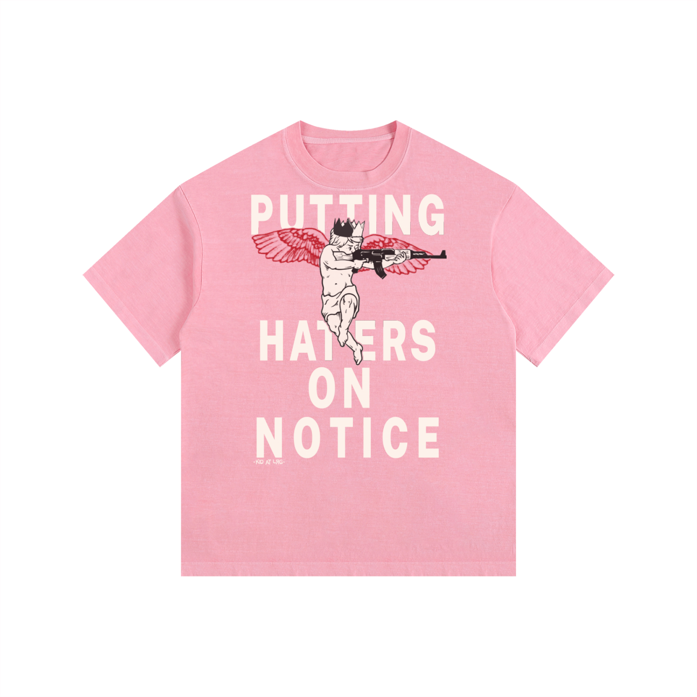 HATERS ON NOTICE: Vintage Washed Oversized Cotton T-Shirt