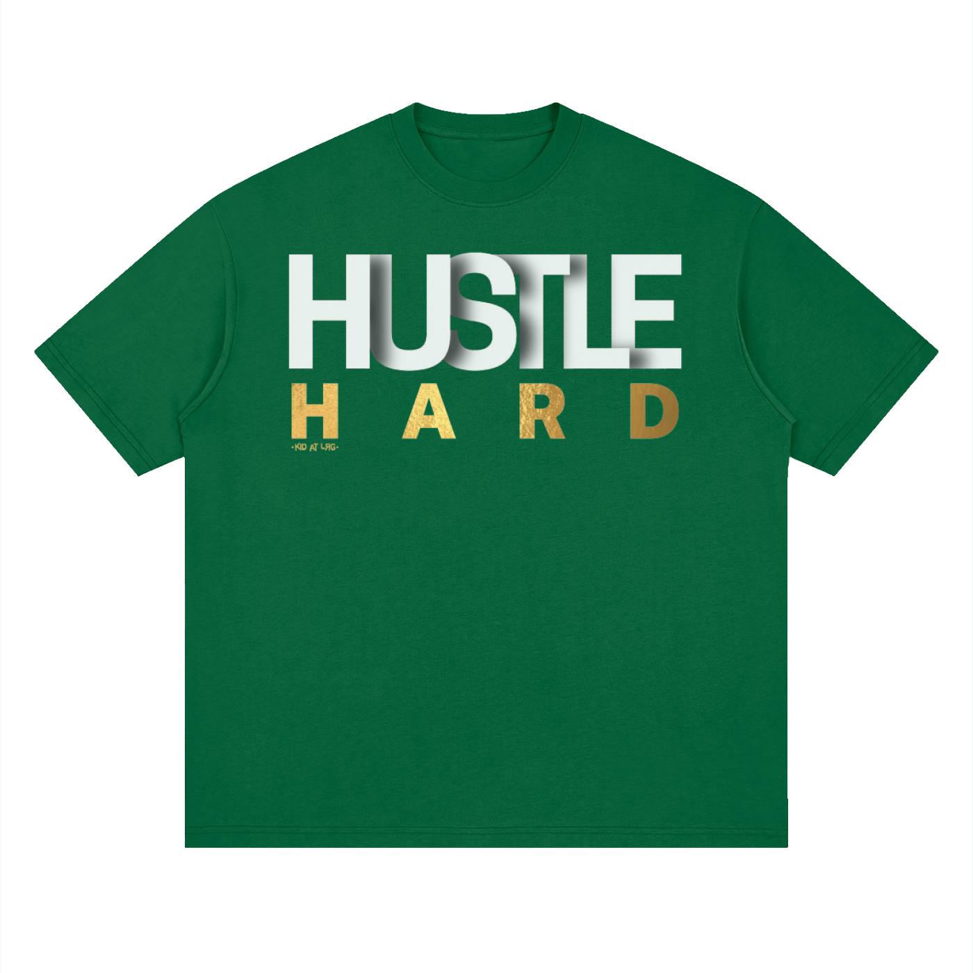 HUSTLE: Streetwear Loose Drop Shoulder T-Shirt