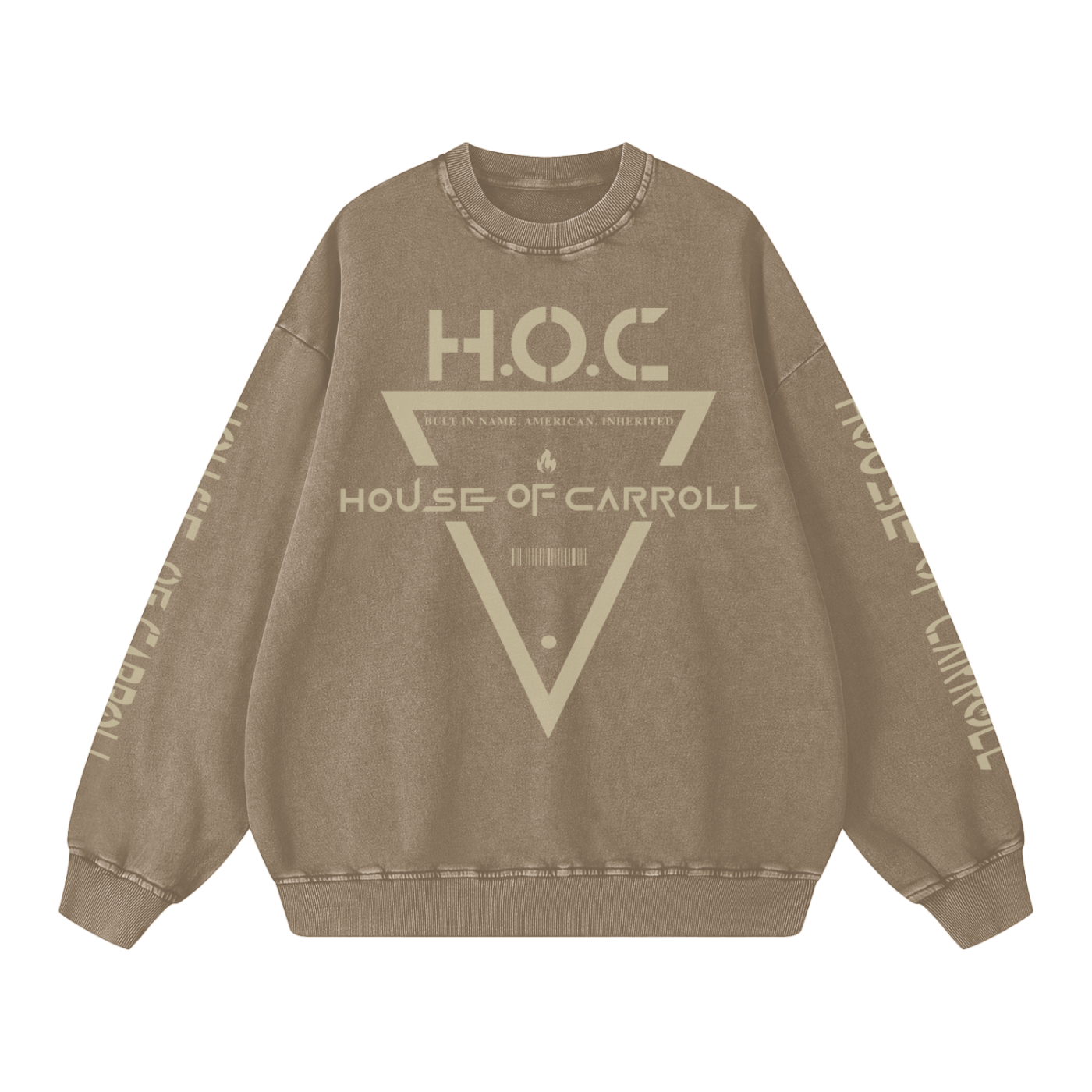ORIGINAL GANGSTA SANCTUARY: Snow Washed Oversized Sweatshirt