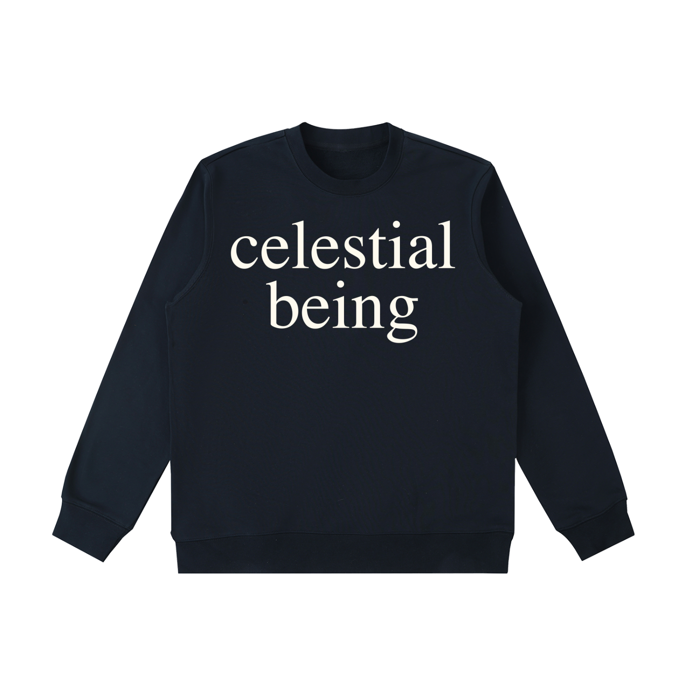 CELESTIAL BEING: Essential Heavyweight Crewneck  Sweatshirt