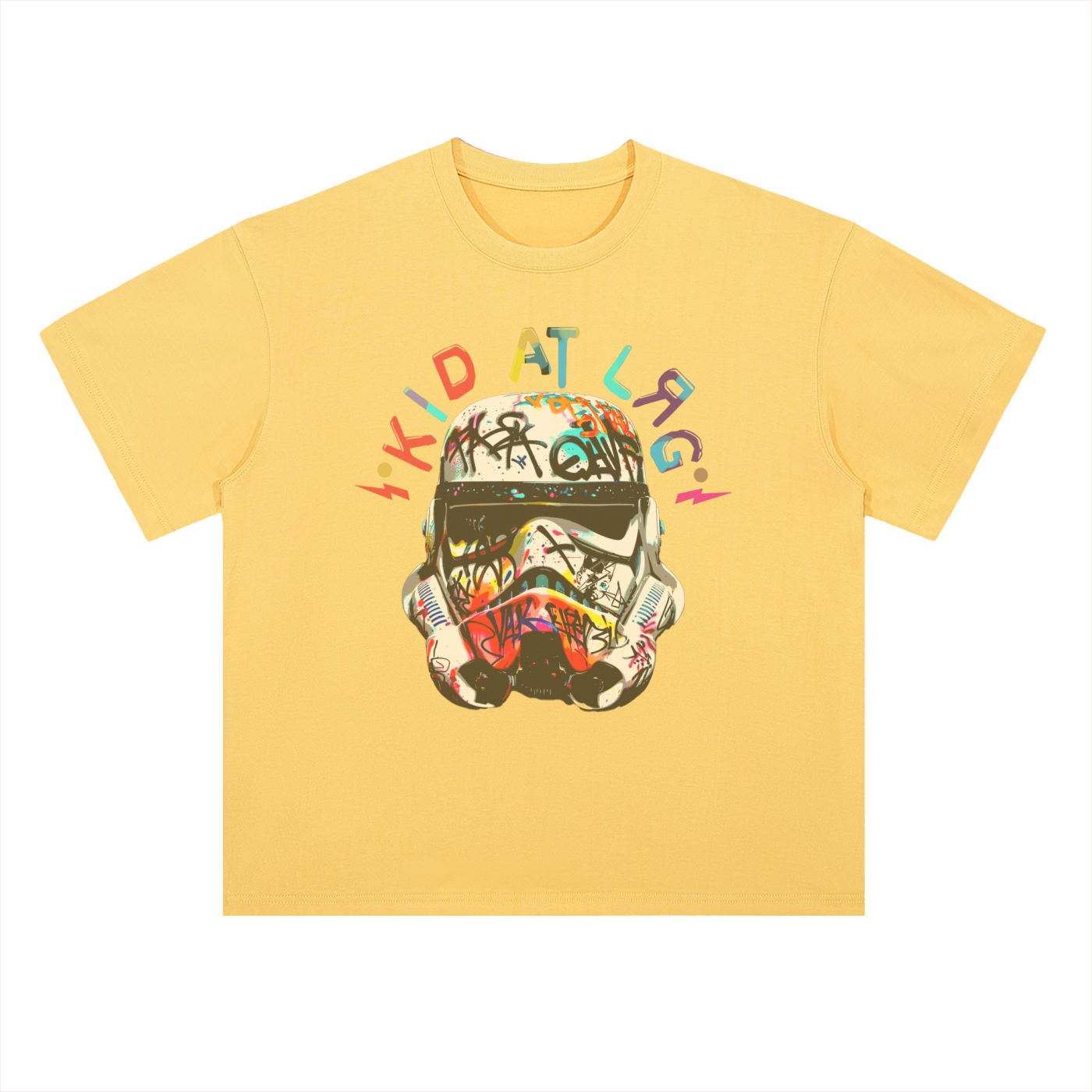 MAYHEM:Heavyweight Drop Shoulder Cotton T-Shirt