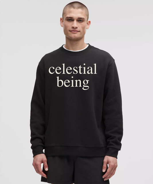 CELESTIAL BEING: Essential Heavyweight Crewneck  Sweatshirt