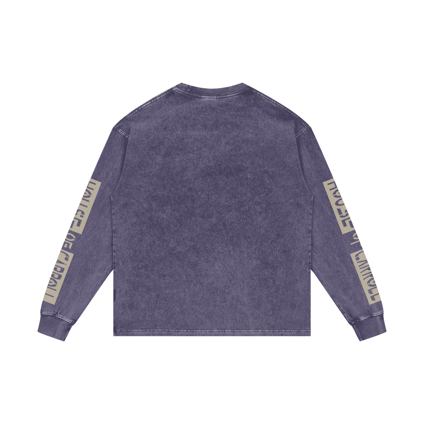 ACID WE US: Acid Wash Oversize Long Sleeve T-Shirt