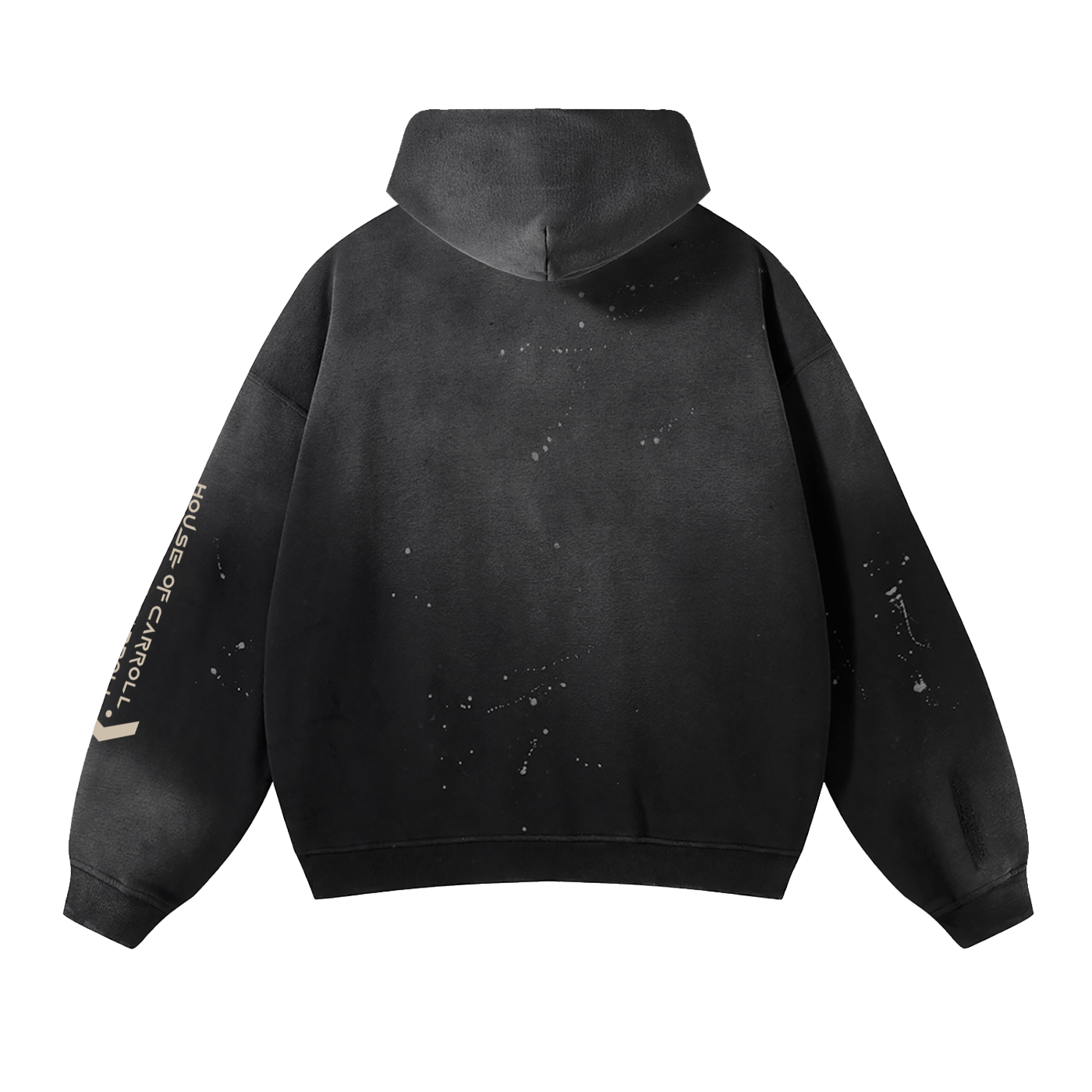 LUCKY CAT #5: Vintage Washed Frayed Fleece Hoodie