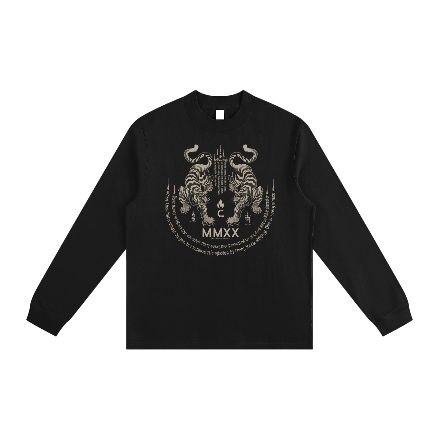 THE TWINS 3: Essential Non-Shrink Mock Neck Sweatshirt