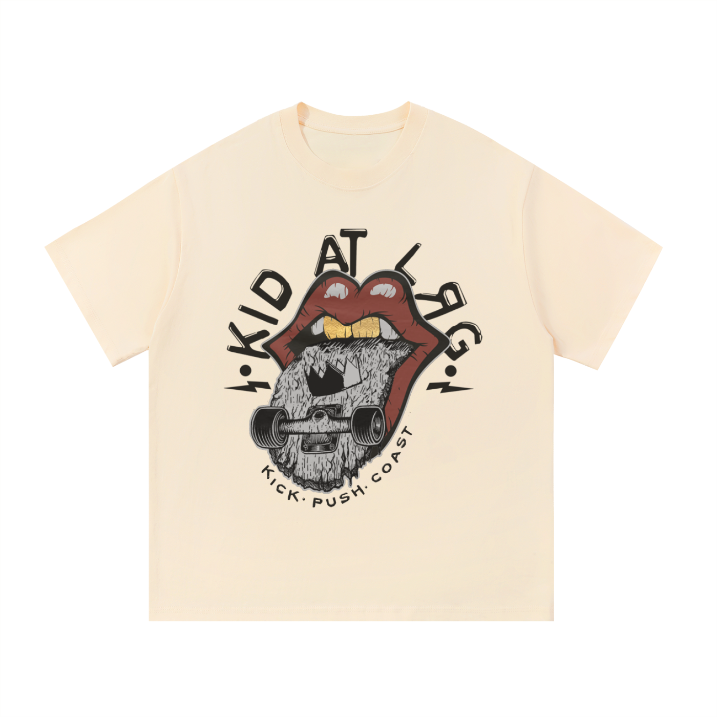 SKATERS MOUTH: Essential Cotton T-Shirt
