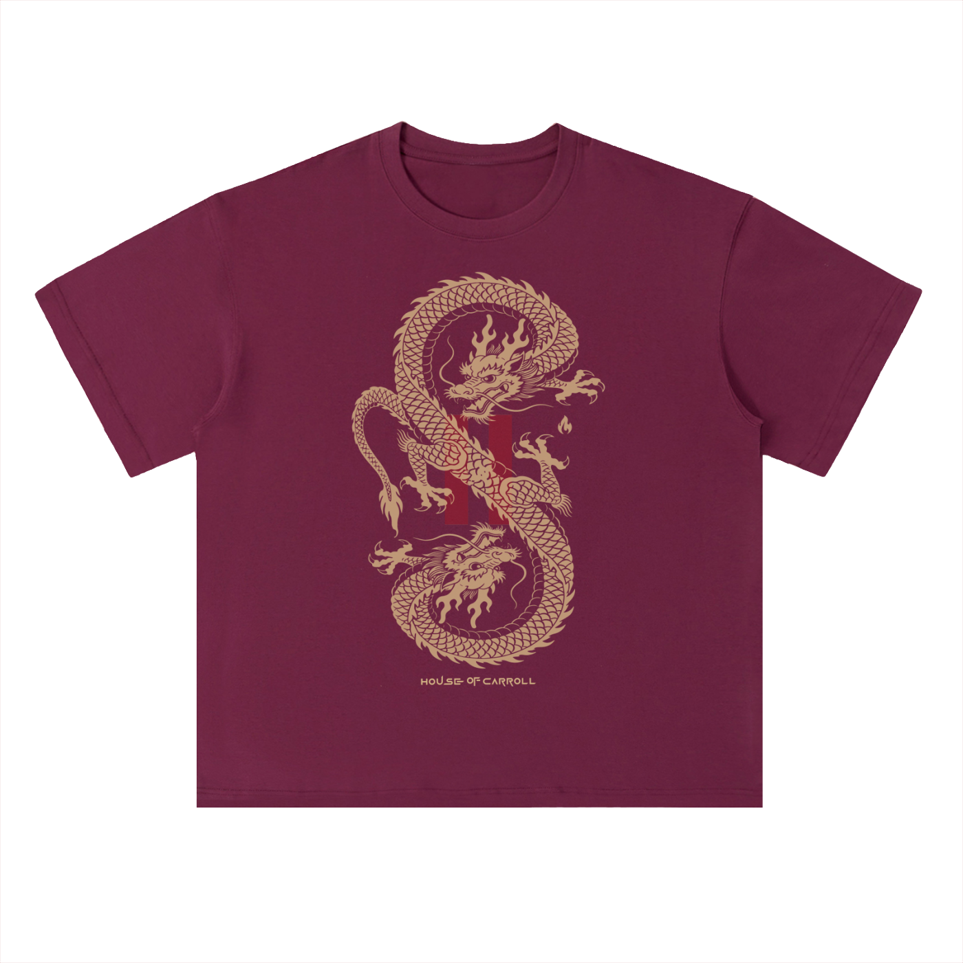 DRAGONZ: Heavyweight Drop Shoulder Cotton T-Shirt