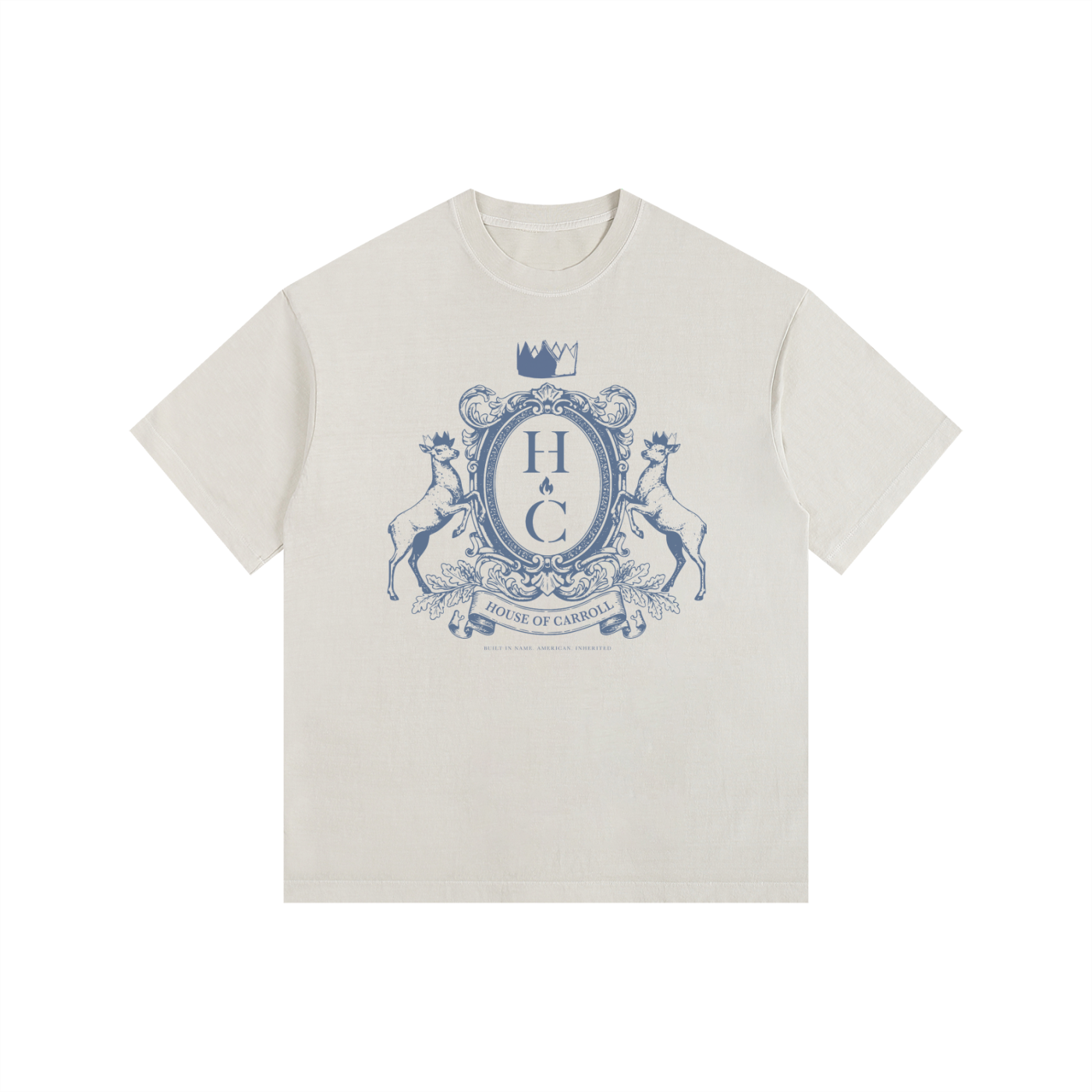 CREST LIFE: Vintage Washed Oversized Cotton T-Shirt