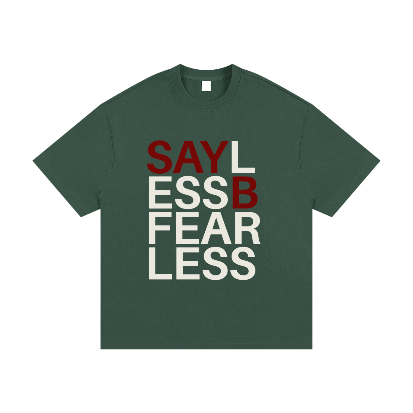 B-FEAR-LESS: Essential Heavyweight Cotton T-Shirt
