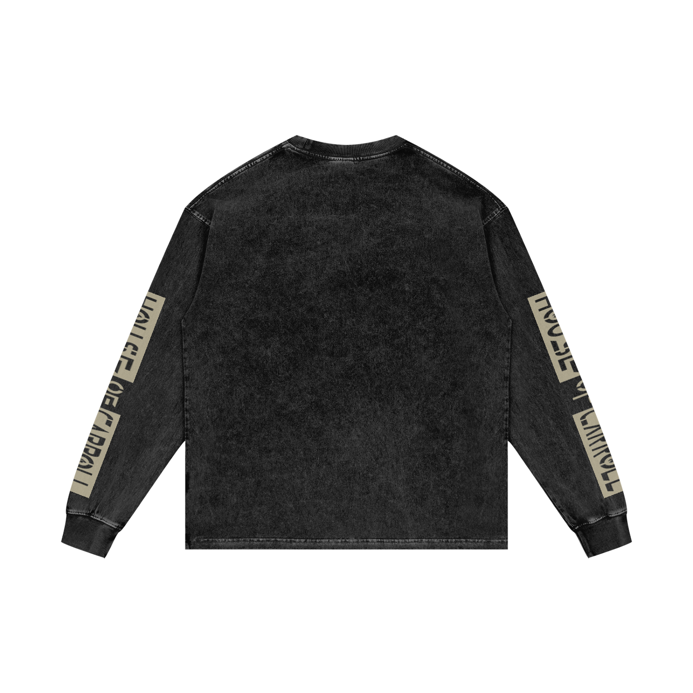 ACID WE US: Acid Wash Oversize Long Sleeve T-Shirt