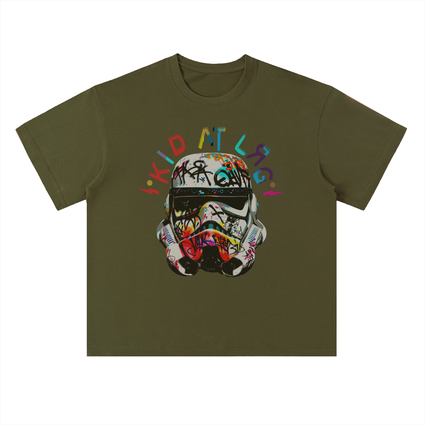 MAYHEM:Heavyweight Drop Shoulder Cotton T-Shirt