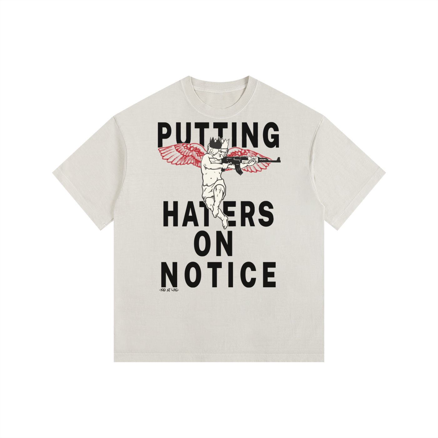 HATERS ON NOTICE: Vintage Washed Oversized Cotton T-Shirt