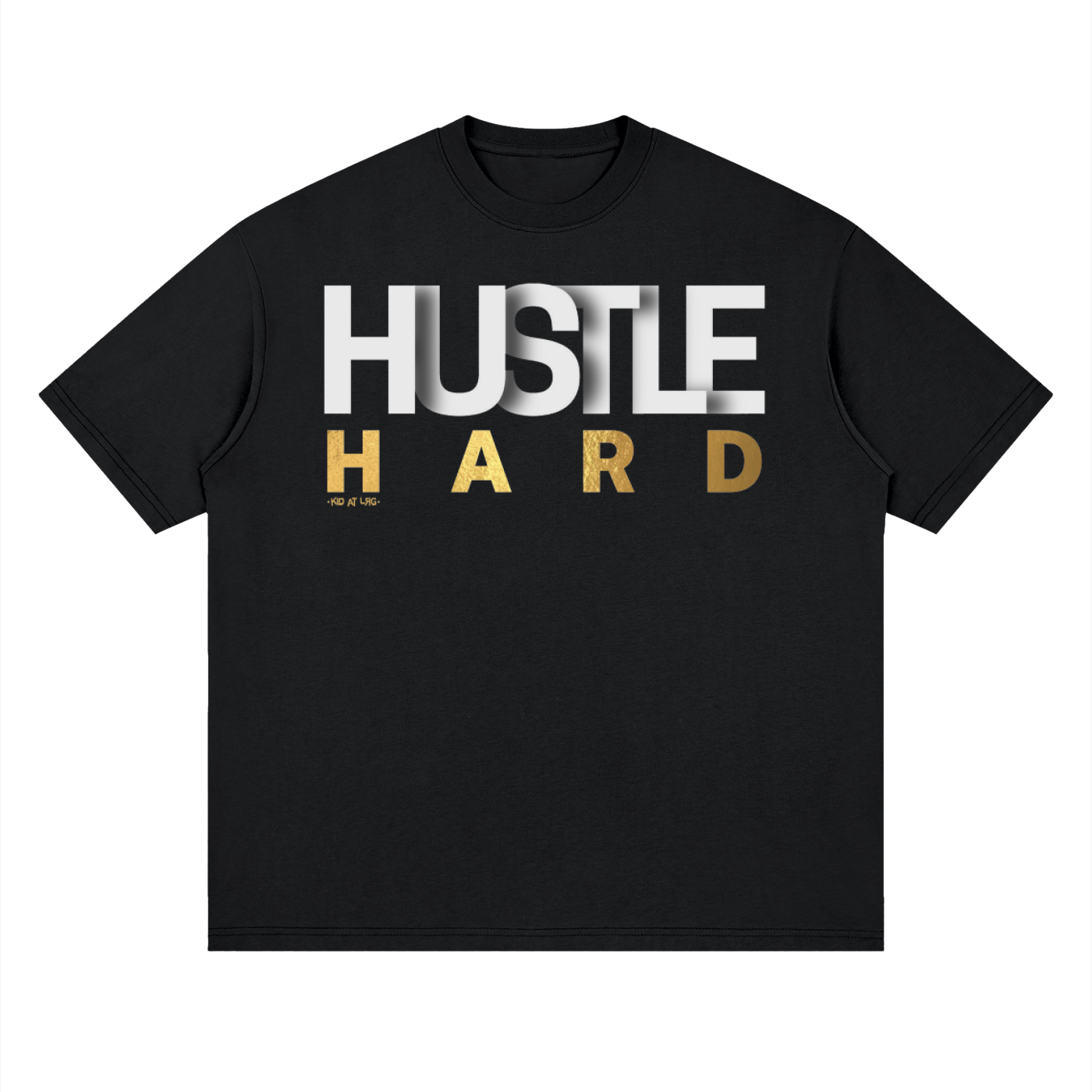 HUSTLE: Streetwear Loose Drop Shoulder T-Shirt