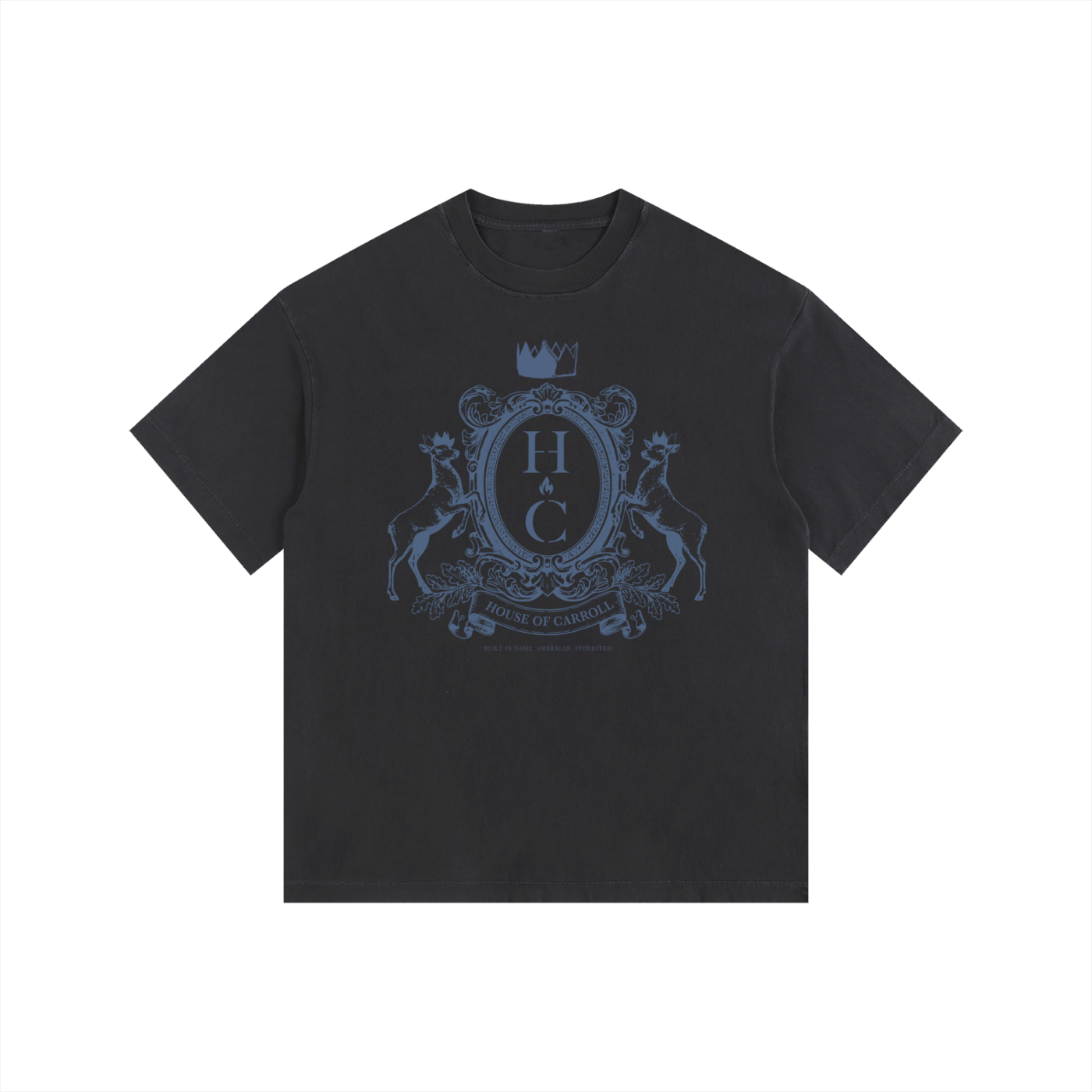 CREST LIFE: Vintage Washed Oversized Cotton T-Shirt