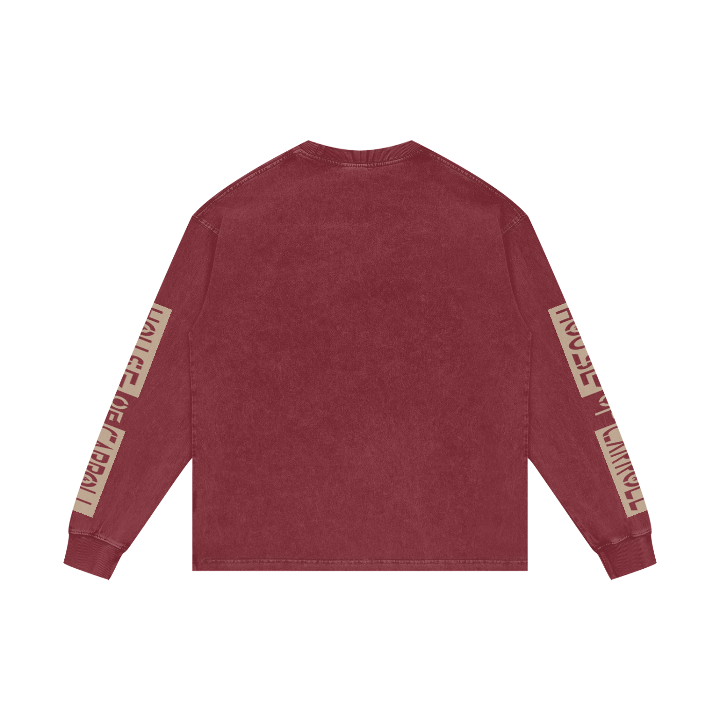 ACID WE US: Acid Wash Oversize Long Sleeve T-Shirt