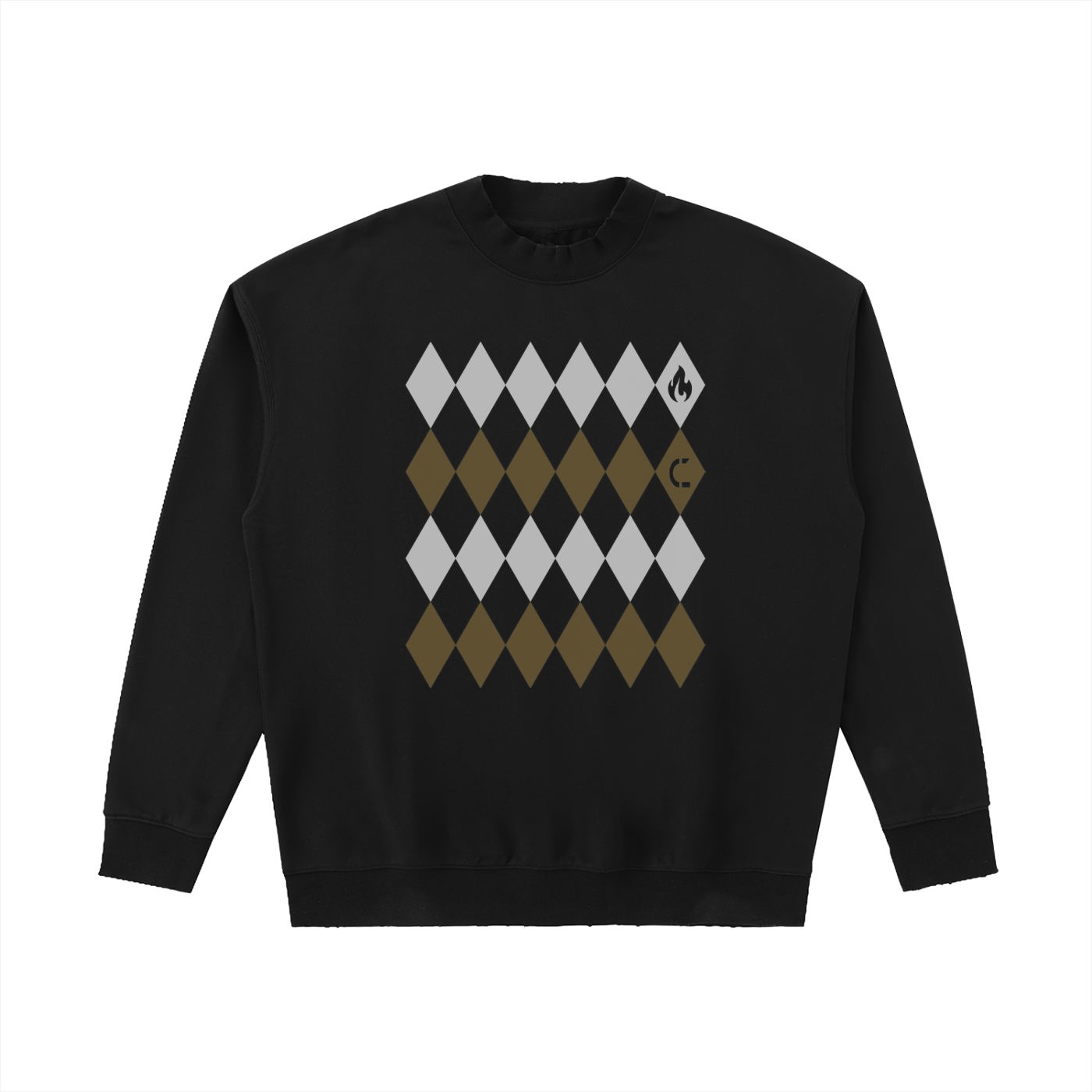 SIX OF DIAMONDS: Drop Shoulder Crewneck Sweatshirt