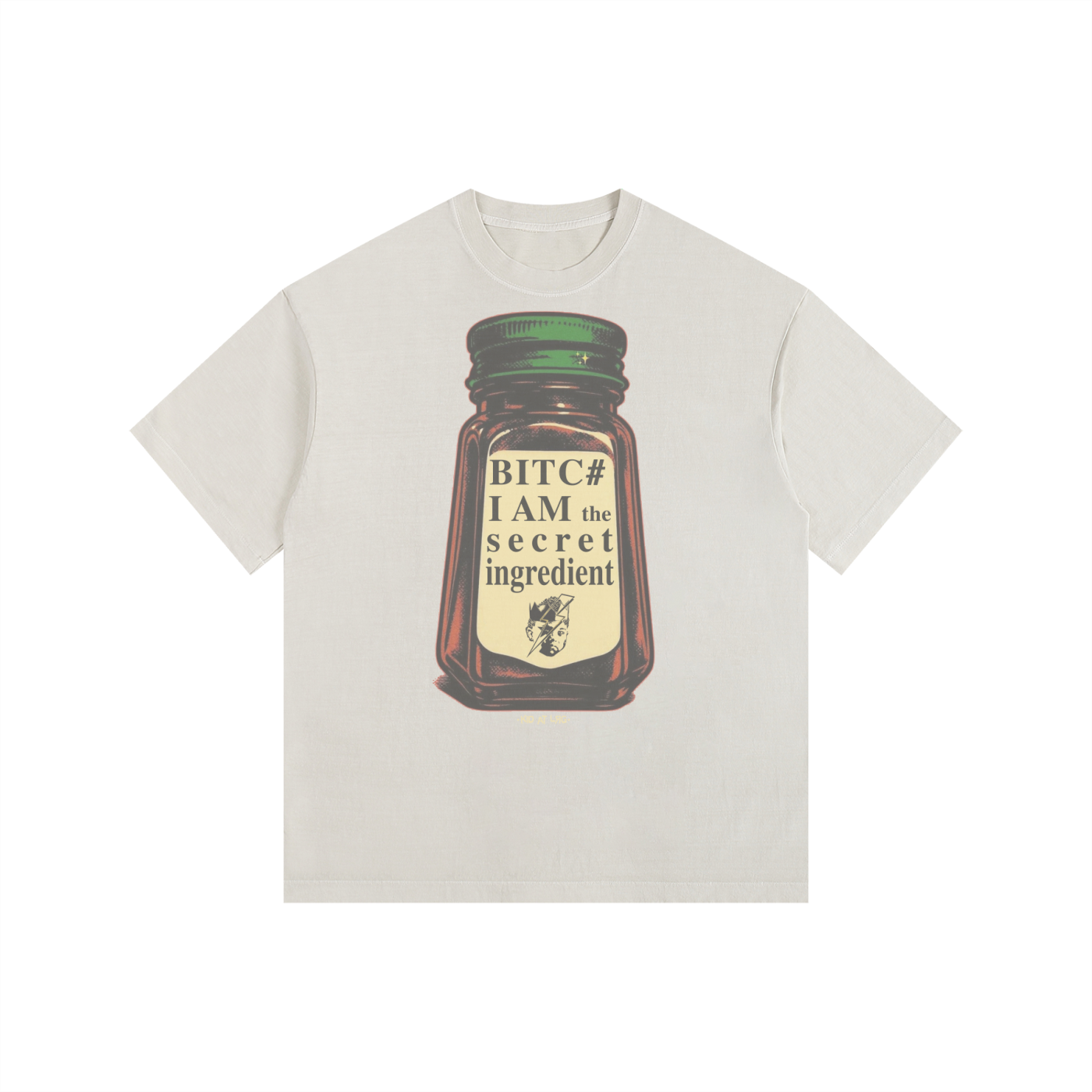 INGREDIENT: Vintage Washed Oversized Cotton T-Shirt