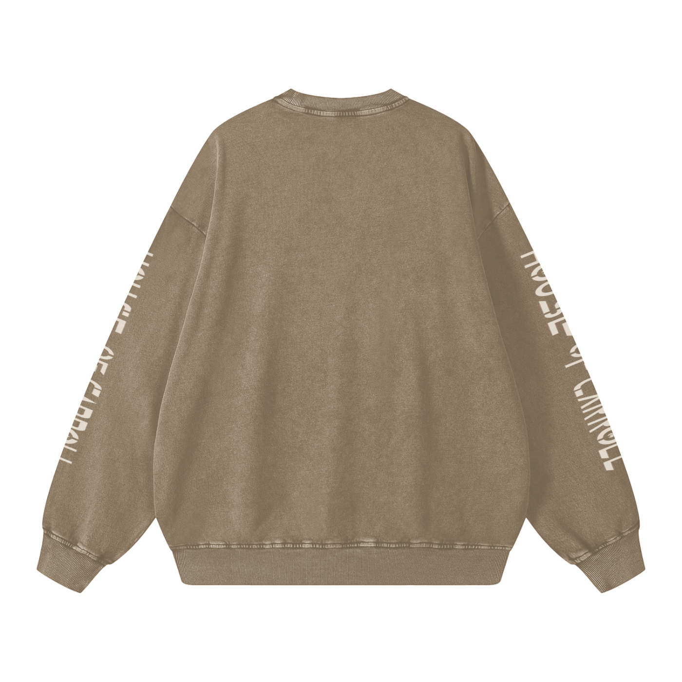 GOLDEN STATUE: Snow Washed Oversized Sweatshirt