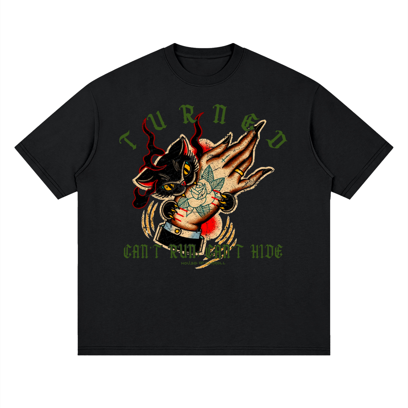 TURNED: Streetwear Loose Drop Shoulder T-Shirt