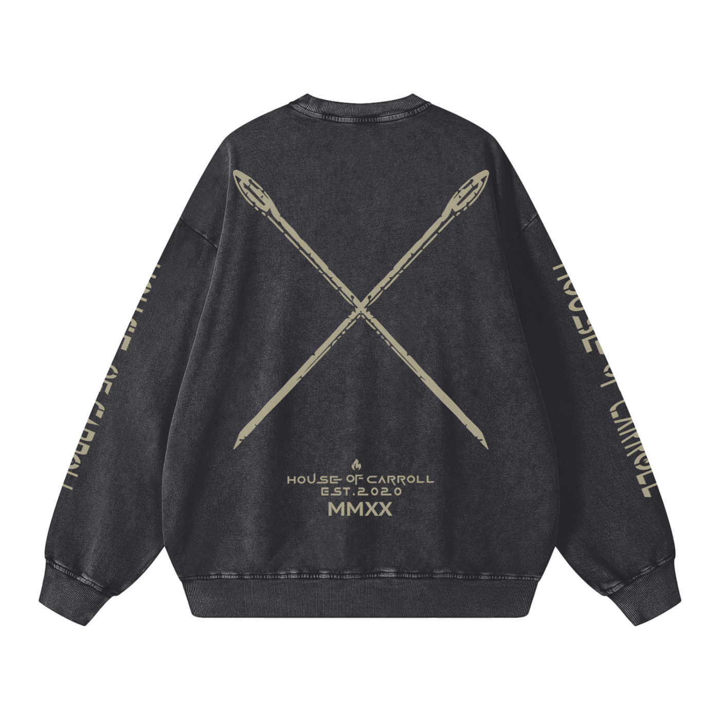 ORIGINAL GANGSTA SANCTUARY: Snow Washed Oversized Sweatshirt