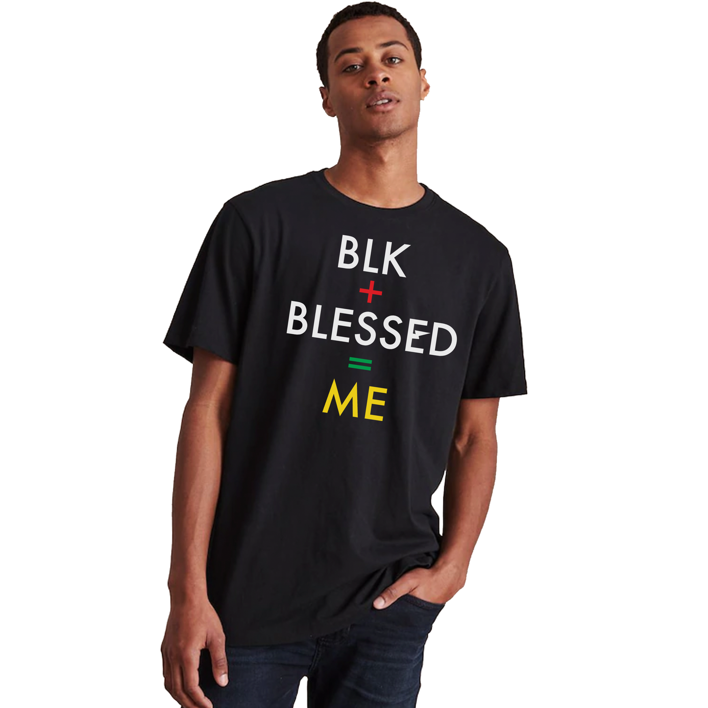 BLK+BLESSED=ME 2 NL3600 Premium Short Sleeve T-Shirt