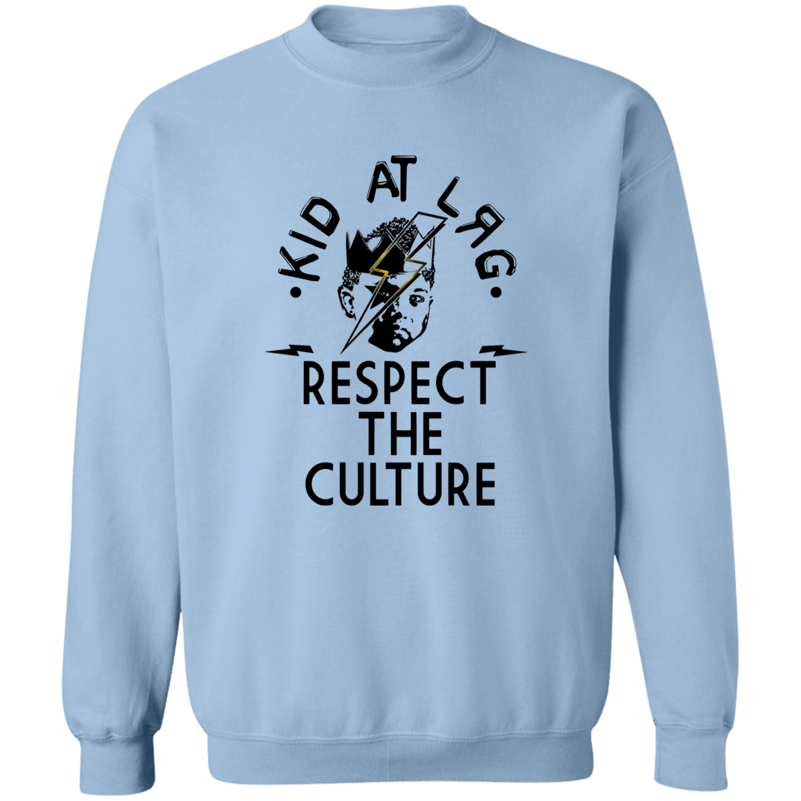ALL BLACK GOLD BENJI G180 Crewneck Pullover Sweatshirt
