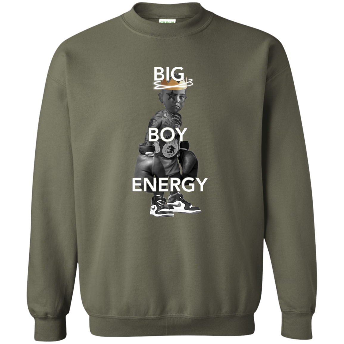 BIG BOY ENERGY copy G180 Crewneck Pullover Sweatshirt